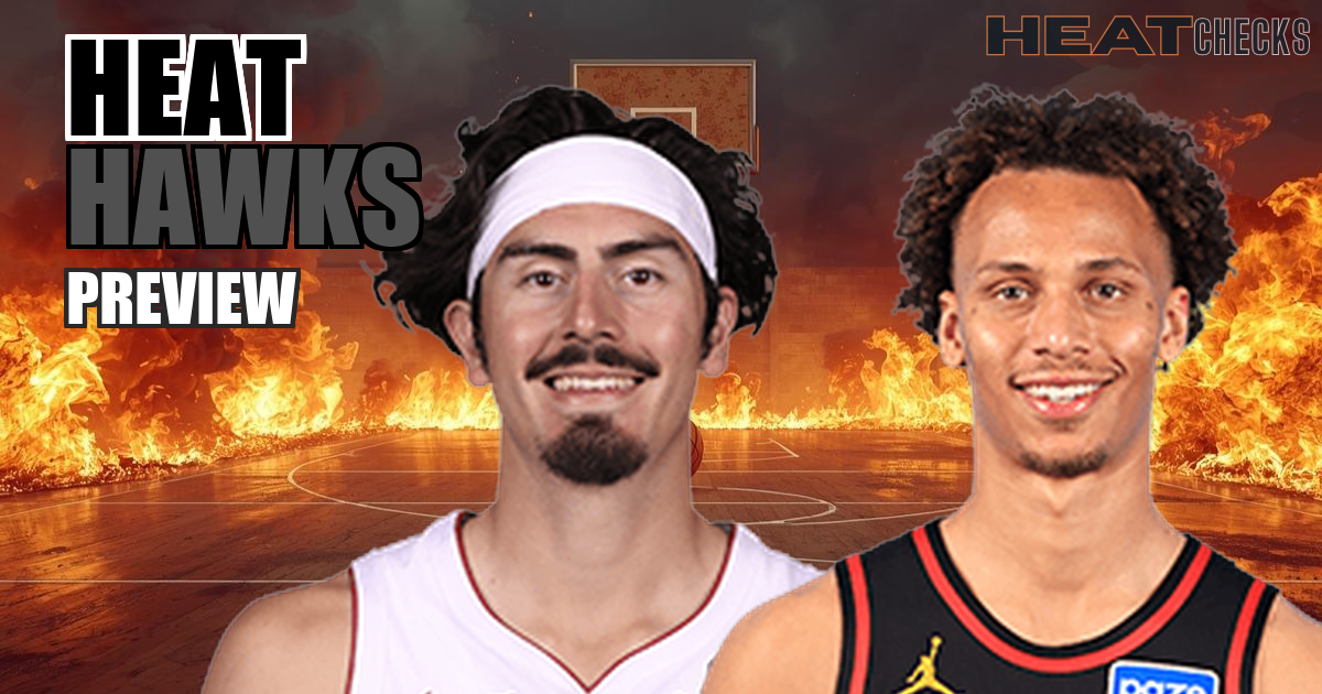 Hawks vs Heat NBA hawks-vs-heat-blueprint narrative - The Blueprint and The Question - HeatChecks Analysis