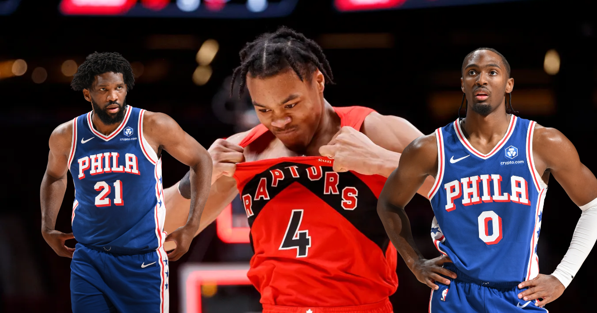 Raptors vs 76ers NBA raptors-vs-76ers-pressure narrative - 76ers vs Raptors: Embiid's Absence Puts All the Pressure on Maxey - HeatChecks Analysis